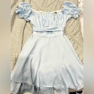 Light Blue woman romper